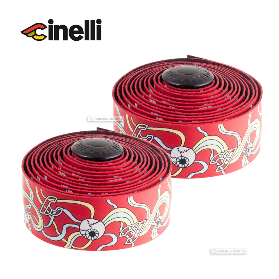 Cinelli VOLEE DESIGNER Bicycle Handlebar Tape : ANA BENAROYA RED - Image 1 of 1