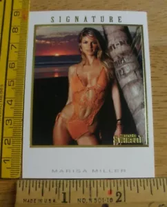 Marisa Miller Signature card 2005 Swimsuit Sports Illustrated unsigned SEXY NM - Picture 1 of 2