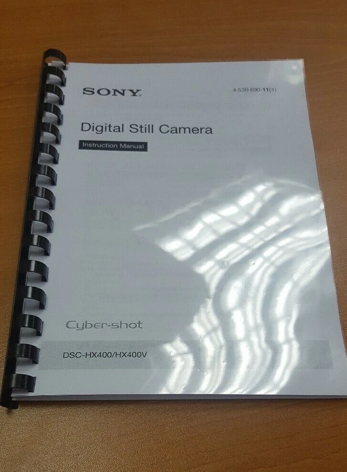 FOTOCAMERA SONY CYBERSHOT HX400/V ISTRUZIONI DI BASE MANUALE UTENTE 40 PAGINE A5