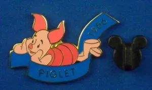 Piglet 1966 #79 Countdown to the Millennium OC Disney Pin # 690 - Picture 1 of 6