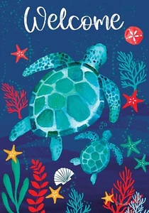 Bandera Casa Tortugas Flotantes 28 x 40 - Imagen 1 de 2