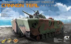 AFV Club 1/35 Scale LVTH6A1 Fire Support Vehicle Cannon teal - AF35141 - Picture 1 of 1