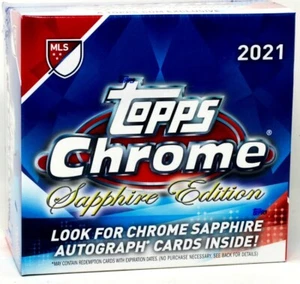 2021 TOPPS MLS CHROME SOCCER SAPPHIRE BOX BLOWOUT CARDS - Picture 1 of 2
