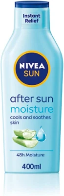 BEIERSDORF UK LTD NIVEA SUN after Sun Moisturising Soothing Lotion, Cooling Moisturiser 400ml