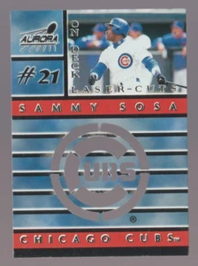 Sammy Sosa 2000 Pacific Aurora en cubierta cortes láser #4 cubos - Imagen 1 de 1