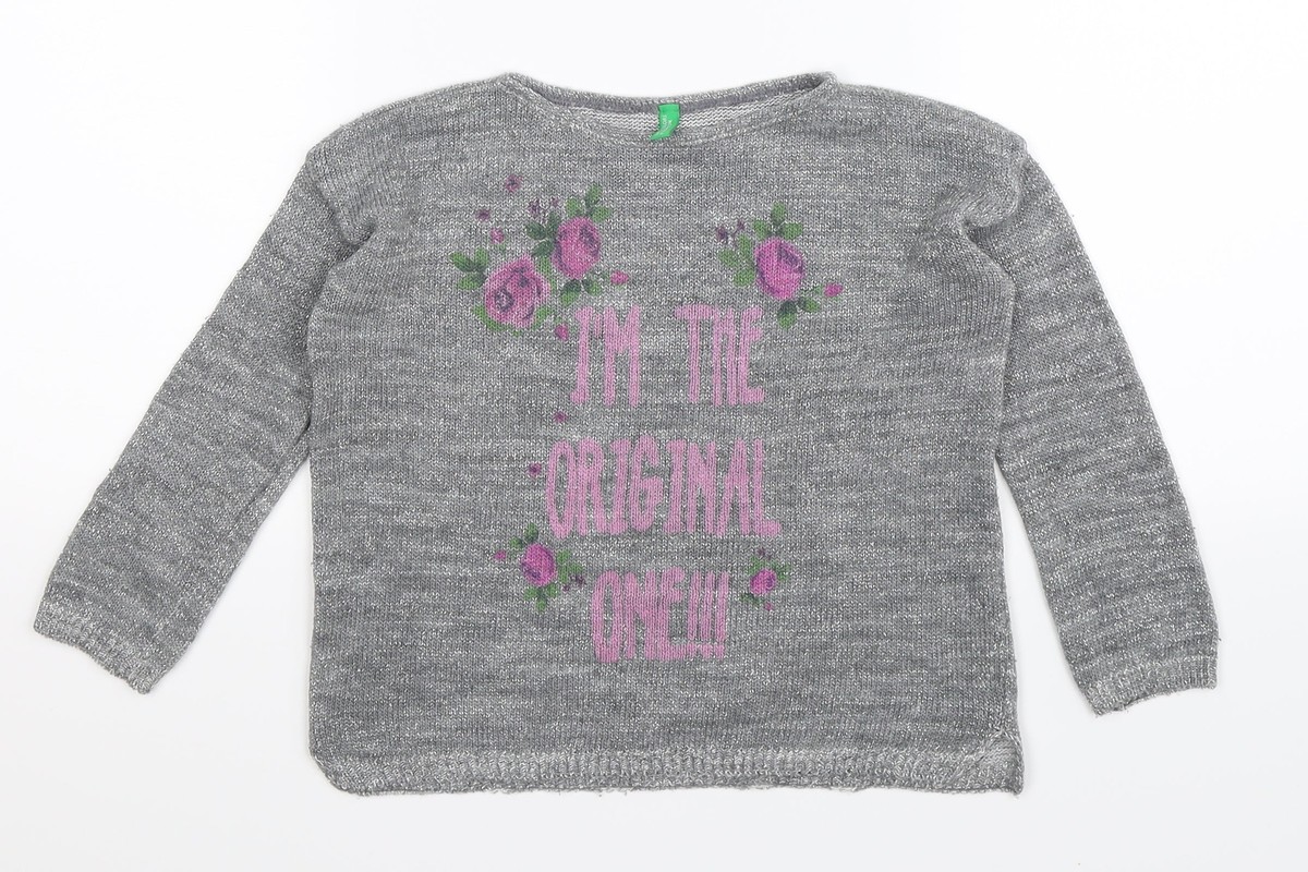 Cardigan Bambine United Colors Of Benetton - Felpa Aperta Con Zip E Logo Glitter - Foto 12