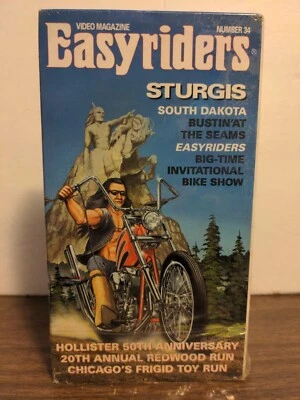 EASYRIDERS Video Magazine #34 VHS Sturgis Hollister Redwood Run Harley Chicago - Image 1 of 4