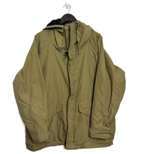 Vintage Military Jacket Men Medium Khaki Mawp Parka Hooded Spiewak Rain Coat USA - Picture 1 of 22