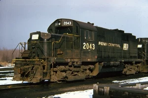 PC PENN CENTRAL 2043 DEWITT NY 1975 KODACHROME TRAIN SLIDE - Bild 1 von 1