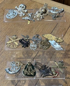 Military Cap Badge Collection - Picture 1 of 8