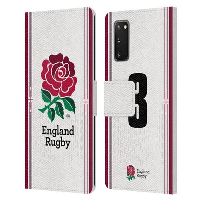 ENGLAND RUGBY UNION 2023/24 PLAYERS HOME KIT LEATHER BOOK CASE FOR SAMSUNG 1 - Image 1 of 4