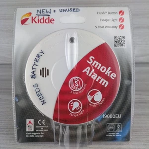 Kidde Allarme Fumo i9080EU con Pulsante Silenzioso Allarme Forte Batteria Non Inclusa - Foto 1 di 2