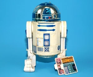 STAR WARS ANH 12" SERIES R2-D2 100% COMPLETE & ORIGINAL DEATH STAR PLANS 1978... - Picture 1 of 8