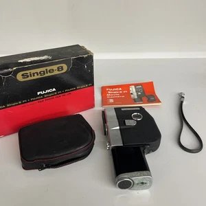 Fujica Single-8 P1 Movie Camera w/ Box, Case & Manual – Vintage Japan - Picture 1 of 14