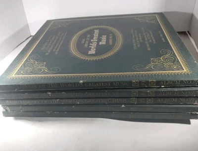 Basic Library Of The World’s Greatest Music Album No. 19 - 23 LP Vinyl Sets 1958 - Image 1 of 4