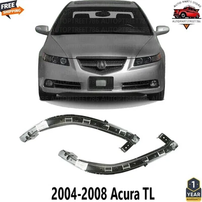 Juego de soportes laterales de parachoques delantero para Acura TL 2004-2008 Foto 1 de 4