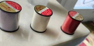 Vintage NOS Excell Lot Of 3 Unopened 100% Polyester General Sewing Thread USA - Photo 1/5