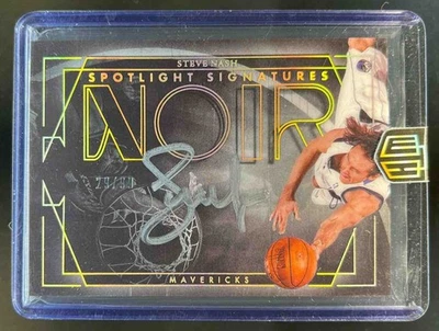 2024 Noir Steve Nash Spotlight Signatures Horizontal Automático #29/99 Foto 1 de 2