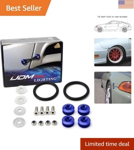 Lightweight Universal Fit Fastener Kit - Blue Anodized for Car Modification - Imagen 1 de 11