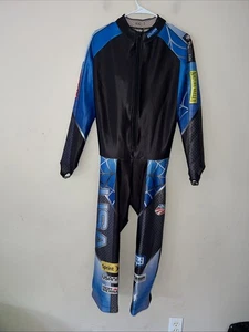 EE. UU. Traje de velocidad Ski Team Spyder azul negro XXL medidas en descripción - Imagen 1 de 13