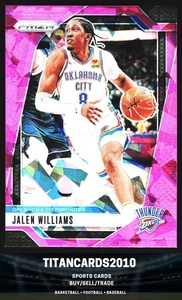 Jalen Williams 2024-25 Panini Prizm Pink Ice Prizm RC Oklahoma City Thunder #65 - Picture 1 of 2