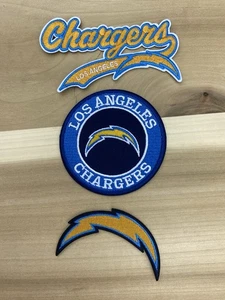 Lot Set Of 3 Embroidered San Diego Chargers Iron On Patch 2.5”-3” - Picture 1 of 4