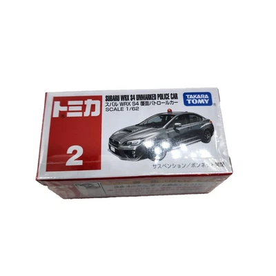 TOMICA #2 SUBARU WRX S4 COCHE DE POLICÍA SIN MARCA ESCALA 1/62 NUEVO EN CAJA ¡¡STOCK EN ESTADOS UNIDOS!!! Foto 1 de 4