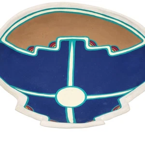 Cuenco de cerámica estilo nativo americano Laura Fragua Jemez Pueblo casi nuevo 1991 estilo suroeste - Imagen 1 de 14