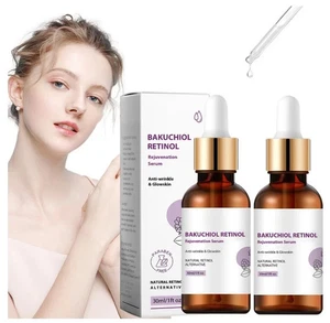 2 Stück Bakuchiol Retinol Serum - Anti-Aging Koreanische Gesichtspflege für Falten & Glanz - Bild 1 von 7