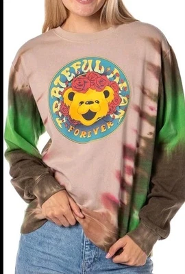 Grateful Dead Forever Long Sleeve Sweatshirt Tie Dye Size Small - Image 1 of 4