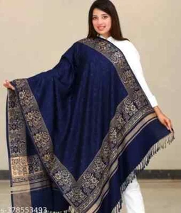 Indian Woven Acrylic Printed Women shawl/Wrap - Picture 1 of 2