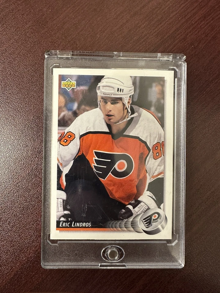 1992 Upper Deck Hockey Eric Lindros Philadelphia Flyers NHL (RC) - Image 1 of 2