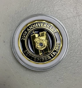9/11 20 year anniversary challenge coin WTC 9-11-2001 September 11 New With Case - Picture 1 of 8