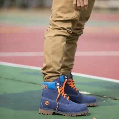 Timberland 6 Pulgadas Gamuza NBA New York Knicks Niño Botas Talla US 6.5 ENVÍO GRATUITO Foto 1 de 4