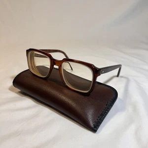 Fairfield Occhiali Montatura FO409 50-19-140 Vintage Guscio Tartaruga Quadrato - Foto 1 di 9