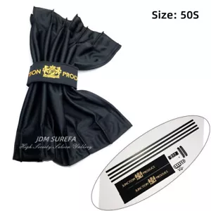 Un conjunto de cortinas de coche JDM Junction Produce correas doradas JP cenefa de sombra de ventana 50S - Imagen 1 de 12