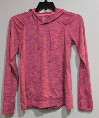 Sudadera con capucha Energy Zone Active para mujer talla S rosa/púrpura agujeros para los pulgares/bolsa Foto 1 de 4