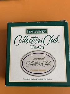 Cerámica Longaberger Collectors Club Charter para miembros - Imagen 1 de 4