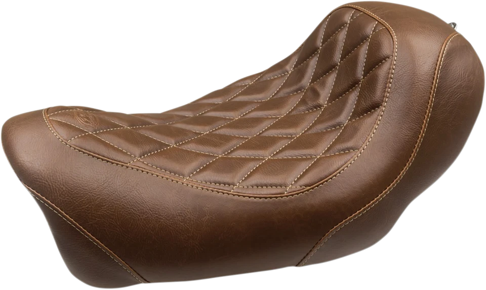 Mustang Wide Tripper Solo Seat Brown Diamond Front - without Backrest #75043 - Imagem 1 de 1