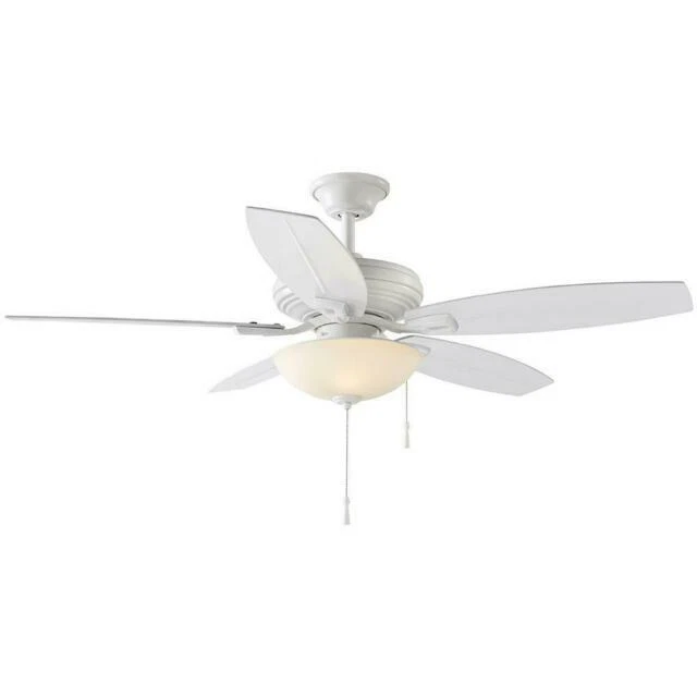 Hampton Bay North Pond 59216 52 inch Ceiling Fan - Matte White - 1003 939 557 - Image 1 of 1