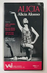 Alicia - Alicia Alonso - National Ballet of Cuba - VHS - NEW - Picture 1 of 3