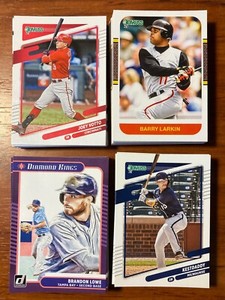 2021 Donruss Baseball Cards with Diamond Kings, Retro 1987, and Variations.