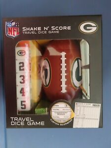 Green Bay Packers  Shake N' Score Travel Dice Game   NFL    NEW
