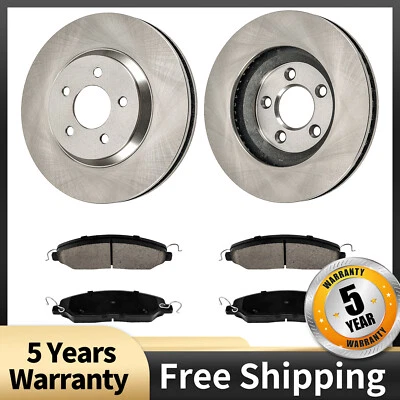 Rotores de freno delanteros + pastillas de freno 54134 D1081 para Ford Mustang 2005-2011 Foto 1 de 4
