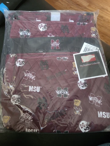 Mississippi State University Bulldogs Cloth Sidewinder Bag New with Tags Cover