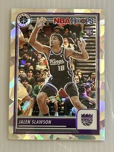 2023-24 Panini NBA Hoops Premium Stock - Ice Prizm #58 Jalen Slawson (RC) - Picture 1 of 2