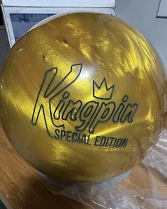 Brunswick Kingpin Gold SE Bowling Ball 15 lb NIB 1st Quality Special Edition - Picture 1 of 5