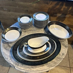 SEYEI Regency Fine China 28-Piece Place Setting, 6908 -all in verygoodcondition - Picture 1 of 15
