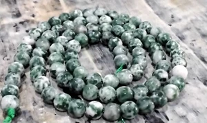 Natural Green Spot Stone, Faceted, 4mm, Approx 90 pcs Free postage. Oz - Foto 1 di 4