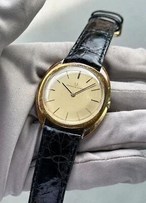 Vintage Universal Genève Chapado en Oro Manual Cuerda Calibre 42 35mm Ref. 542111/03 Foto 1 de 4